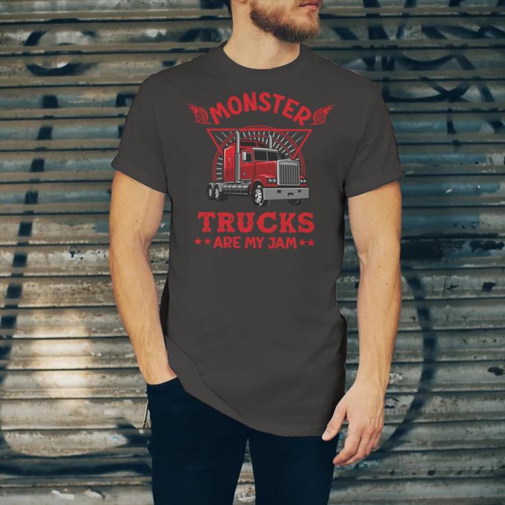 Monster Trucks Are My Jam Unisex Jersey Short Sleeve Crewneck Tshirt