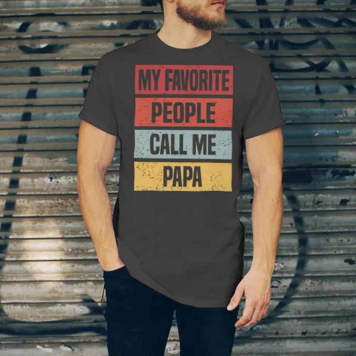 My Favorite People Call Me Papa 528 Trending Shirt Unisex Jersey Short Sleeve Crewneck Tshirt