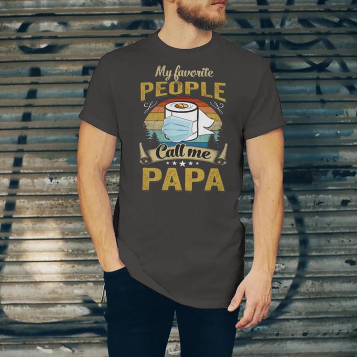 My Favorite People Call Me Papa 529 Trending Shirt Unisex Jersey Short Sleeve Crewneck Tshirt