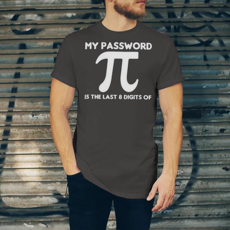 My Password Is The Last 8 Digits Of Pi 94 Trending Shirt Unisex Jersey Short Sleeve Crewneck Tshirt