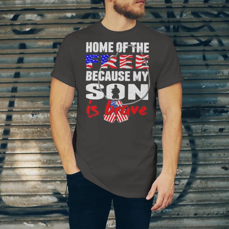 My Son Is Brave Home Of The Free Proud 716 Shirt Unisex Jersey Short Sleeve Crewneck Tshirt