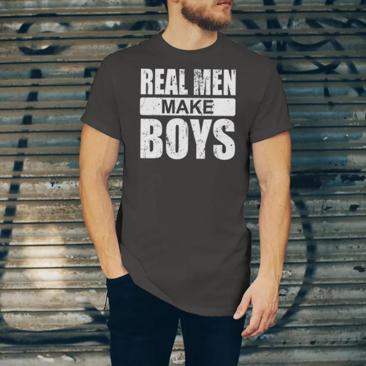 Real Make Boys Daddy To Be Announcement Boydaddy Jersey T-Shirt