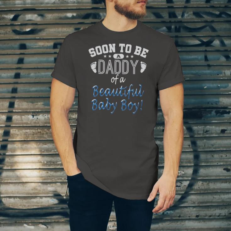 Soon To Be A Daddy Baby Boy Expecting Father Jersey T-Shirt