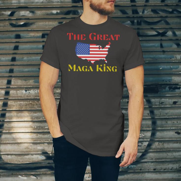 The Great Maga King Donald Trump Unisex Jersey Short Sleeve Crewneck Tshirt