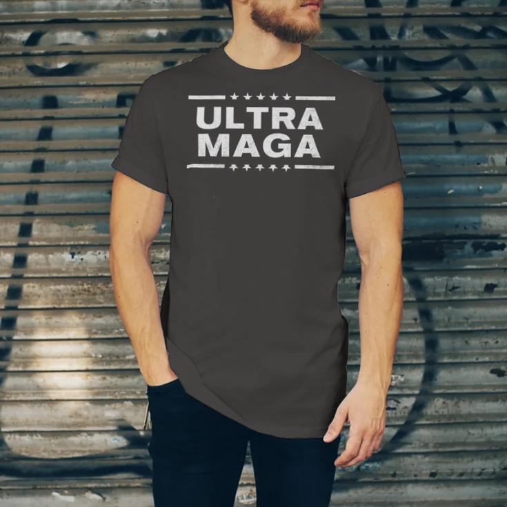 Ultra Maga United State Flag V4 Unisex Jersey Short Sleeve Crewneck Tshirt