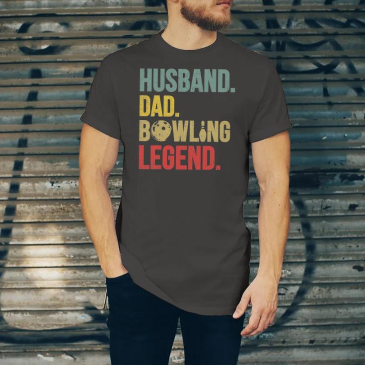 Vintage Bowling Tee For Bowling Lover Husband Dad Jersey T-Shirt