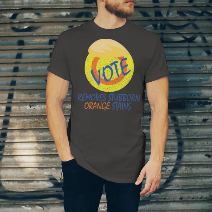 Vote Removes Stubborn Orange Stains 902 Shirt Unisex Jersey Short Sleeve Crewneck Tshirt