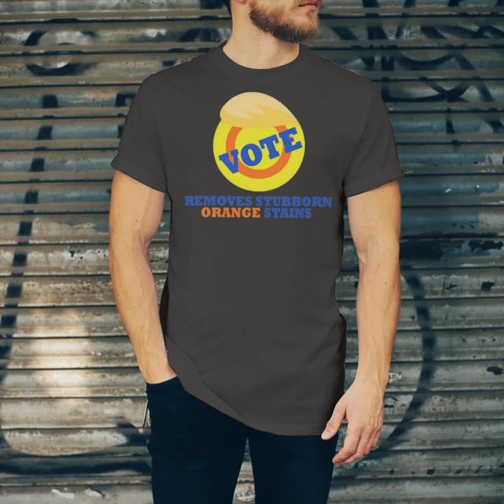 Vote Removes Stubborn Orange Stains 903 Shirt Unisex Jersey Short Sleeve Crewneck Tshirt