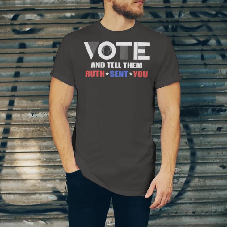 Vote Tell Them Ruth Sent You 32 Shirt Unisex Jersey Short Sleeve Crewneck Tshirt