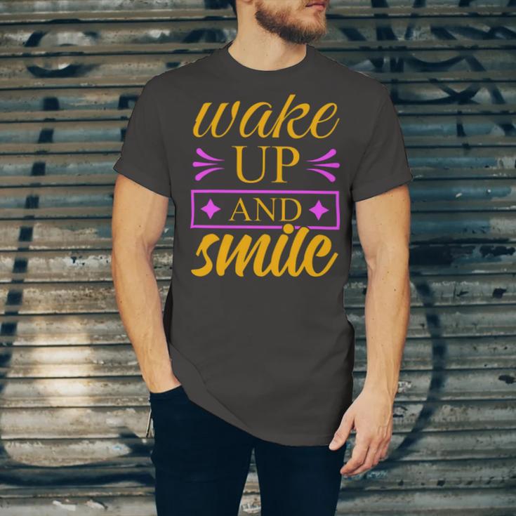 Wake Up And Smile 771 Trending Shirt Unisex Jersey Short Sleeve Crewneck Tshirt