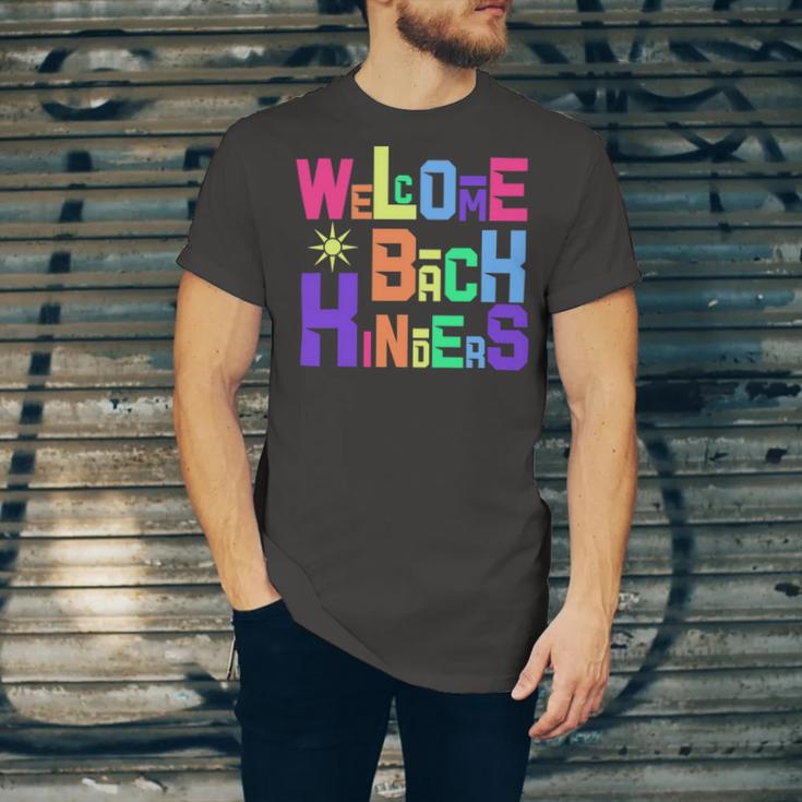 Welcome Back To School Kinders 486 Shirt Unisex Jersey Short Sleeve Crewneck Tshirt