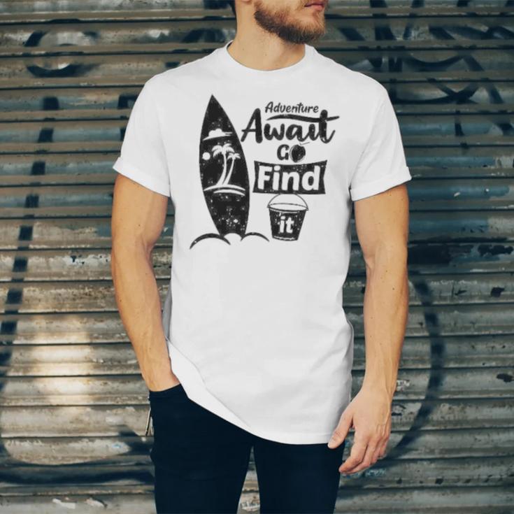 Adventure Await Go Find Itsummer Shirt Travel Tee Adventure Shirts Action Shirt Funny Tees Graphic Tees Unisex Jersey Short Sleeve Crewneck Tshirt