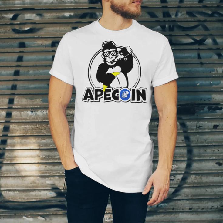 Apecoin Funny Unisex Jersey Short Sleeve Crewneck Tshirt