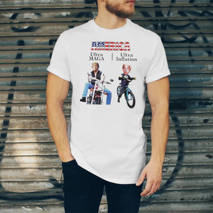 Best America Trump Ultra Maga Biden Ultra Inflation Jersey T-Shirt