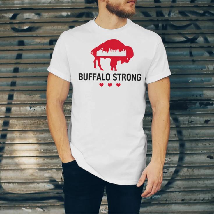 Buffalo Strong Pray For Buffalo Buffalo Strong Unisex Jersey Short Sleeve Crewneck Tshirt