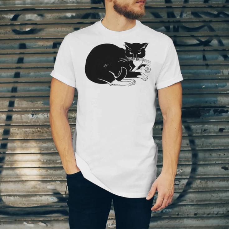 Cat Cut Cat Cat Lovers Black Cat Funny Cat Birthday Cat Gift Cat Danger Kitty V3 Unisex Jersey Short Sleeve Crewneck Tshirt