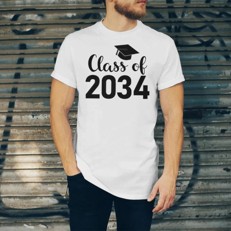 Class Of 2034 Grow With Me Handprints Go On The Back Jersey T-Shirt