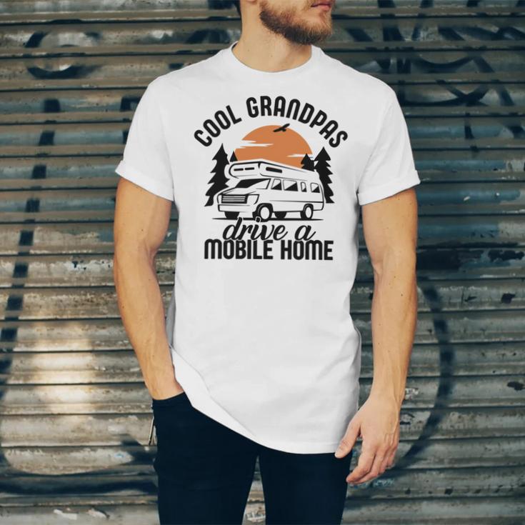 Cool Grandpas Drive A Mobile Home Unisex Jersey Short Sleeve Crewneck Tshirt