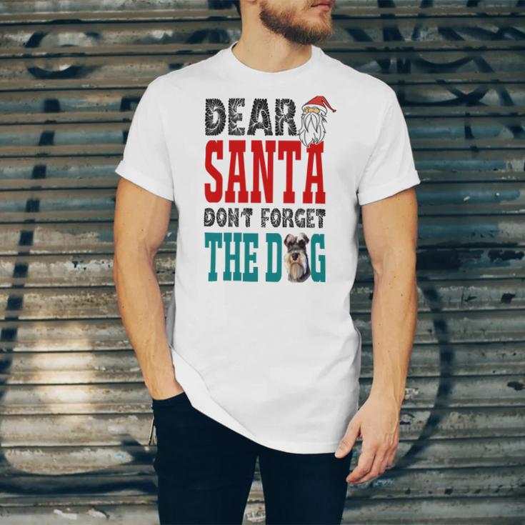 Dear Santa Dont Forget The Dog Unisex Jersey Short Sleeve Crewneck Tshirt