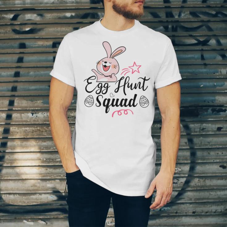 Egg Hunt Squad Unisex Jersey Short Sleeve Crewneck Tshirt