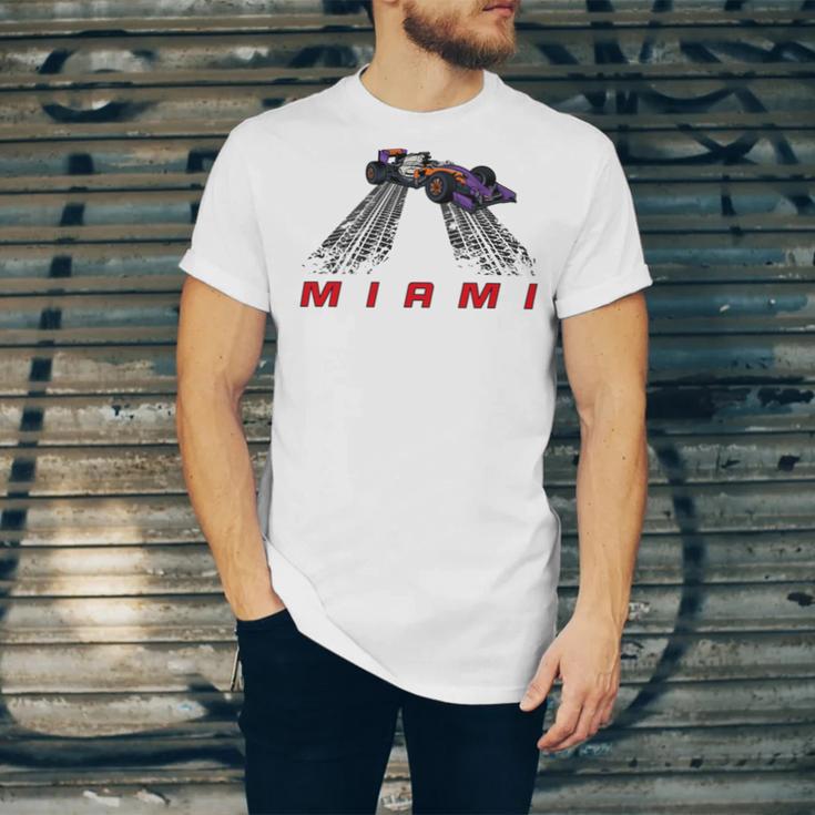 F 1 Miami Gp Aqua Unisex Jersey Short Sleeve Crewneck Tshirt