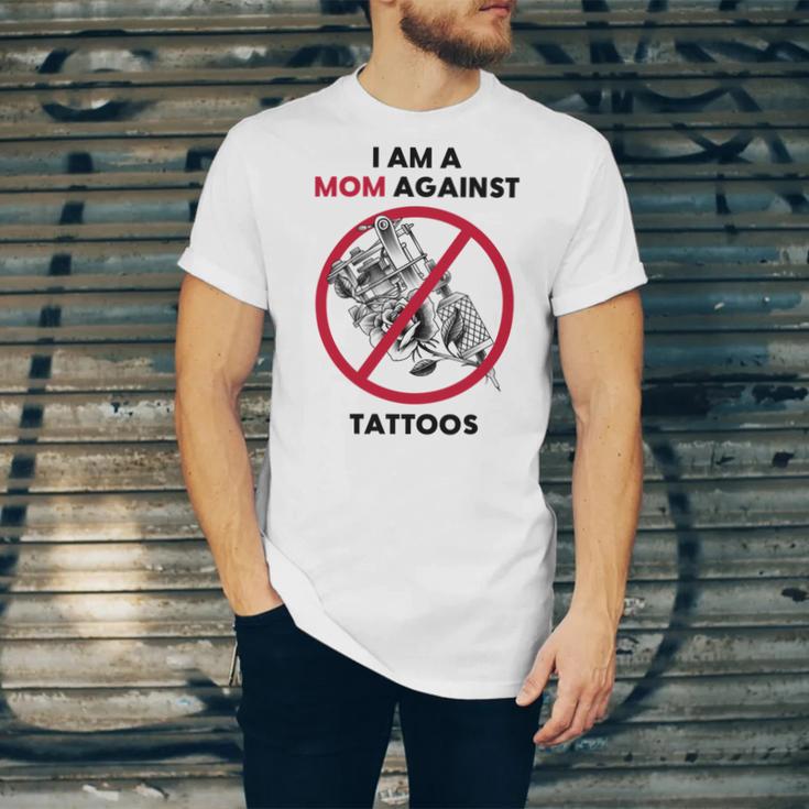 I Am A Mom Against Tattoos Womens Moms Against Tattoo V2 Unisex Jersey Short Sleeve Crewneck Tshirt