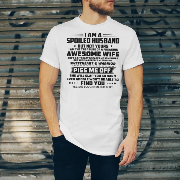 I Am A Spoiled Husband But Not Yours V2 Unisex Jersey Short Sleeve Crewneck Tshirt