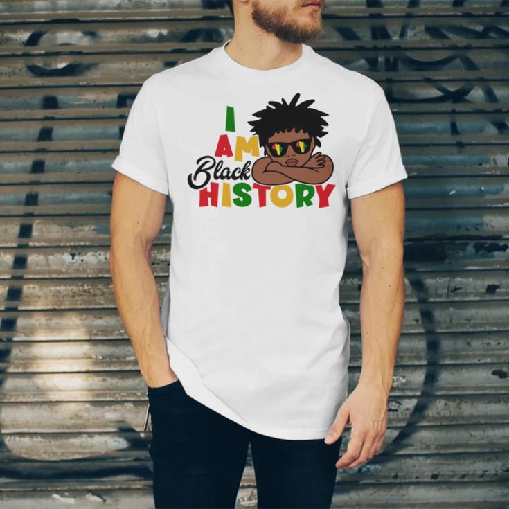 I Am Black History For Kids Boys Black History Month Unisex Jersey Short Sleeve Crewneck Tshirt