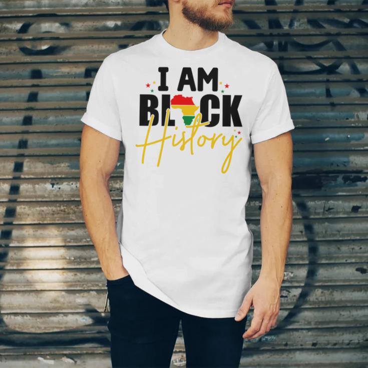 I Am Black History V2 Unisex Jersey Short Sleeve Crewneck Tshirt