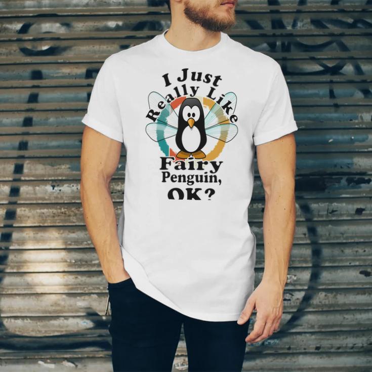 I Really Like Fairy Penguin Ok Unisex Jersey Short Sleeve Crewneck Tshirt