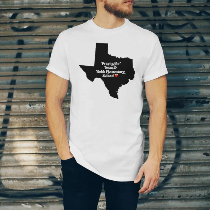 Praying For Texas Robb Elementary School End Gun Violence Jersey T-Shirt