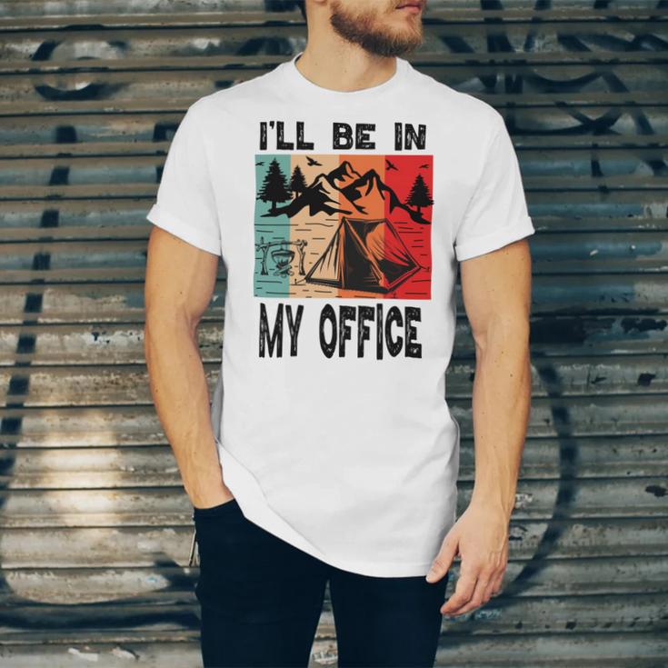 Premium Ill Be In My Office - Camping Unisex Jersey Short Sleeve Crewneck Tshirt