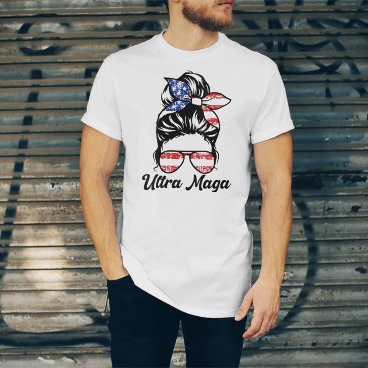 Pro Trump Ultra Mega Messy Bun Jersey T-Shirt