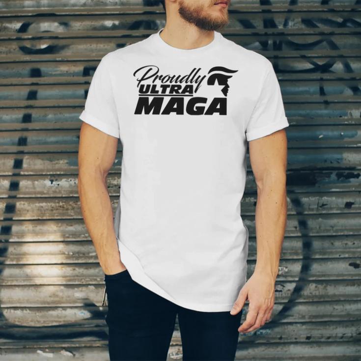 Proudly Ultra Maga Decallets Go Brandontrump Was Rightmandate Freedom Sticker Unisex Jersey Short Sleeve Crewneck Tshirt