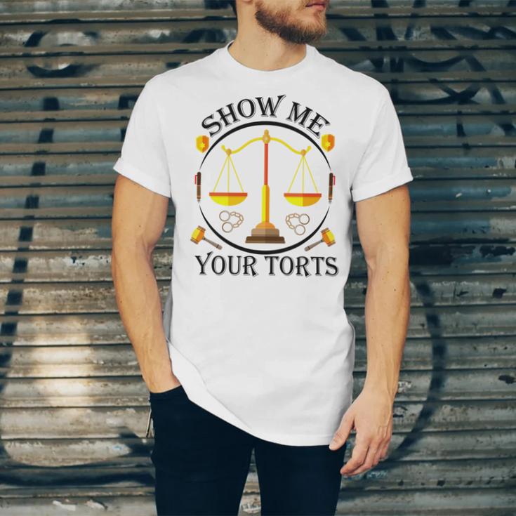 Show Me Your Torts Unisex Jersey Short Sleeve Crewneck Tshirt