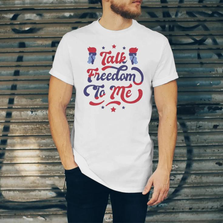 Talk Freedom To Me 4Th Of July Jersey T-Shirt