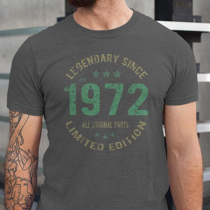 50 Years Old Bday Legend Since 1972 Vintage 50Th Birthday Jersey T-Shirt