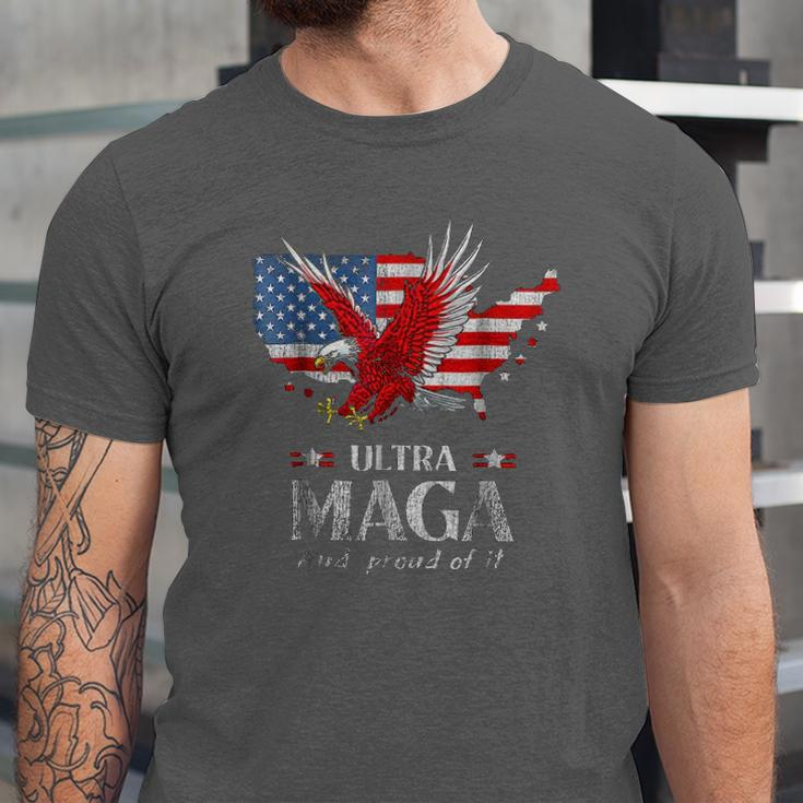 Ultra Maga And Proud Of It The Great Maga King Trump Supporter Jersey T-Shirt