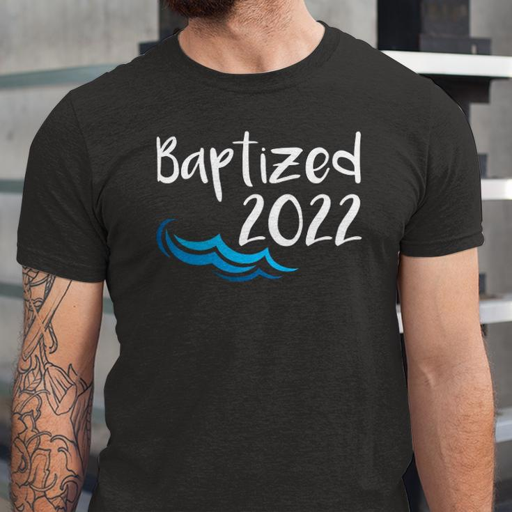 2022 Baptized Water Baptism Christian Catholic Church Faith Jersey T-Shirt