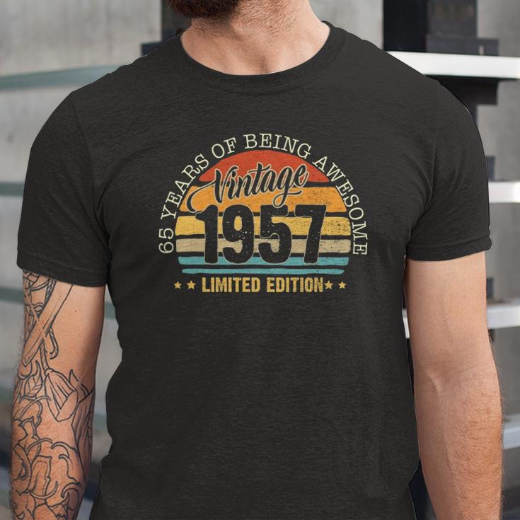 65 Years Old Vintage 1957 Limited Edition 65Th Birthday Jersey T-Shirt
