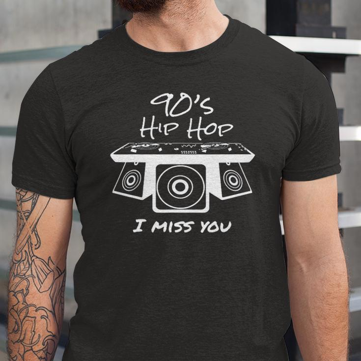 90S Hip Hop I Miss You I Breakdance Music Rnb Dancer Flow Mc Jersey T-Shirt