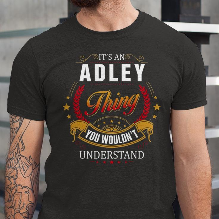Adley Shirt Family Crest AdleyShirt Adley Clothing Adley Tshirt Adley Tshirt Gifts For The Adley Unisex Jersey Short Sleeve Crewneck Tshirt