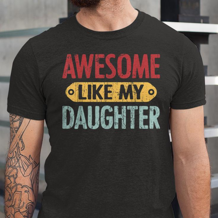 Awesome Like My Daughter Parents Day V2 Jersey T-Shirt