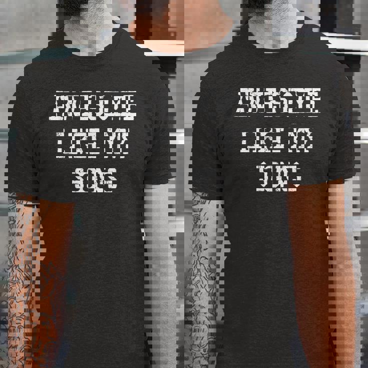 Awesome Like My Sons Mom Dad Cool Jersey T-Shirt