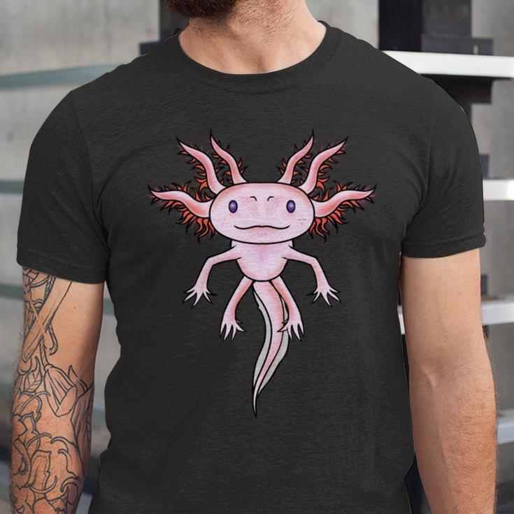 Axolotl Cute Unisex Jersey Short Sleeve Crewneck Tshirt