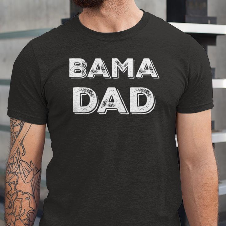 Bama Dad Alabama State Fathers Day Jersey T-Shirt