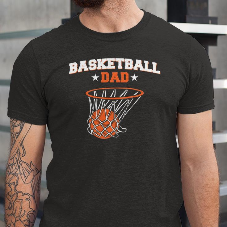 Basketballer Sport Player Fathers Day Basketball Dad Jersey T-Shirt