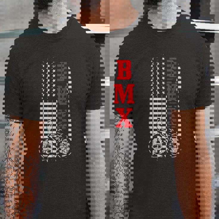 Bmx American Flag Patriotic Bike Boys Kids Jersey T-Shirt Bmx American Flag Patriotic Bike Boys Kids Jersey T-Shirt