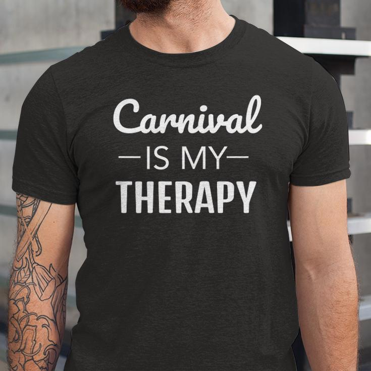 Carnival Is My Therapy Caribbean Soca Jersey T-Shirt