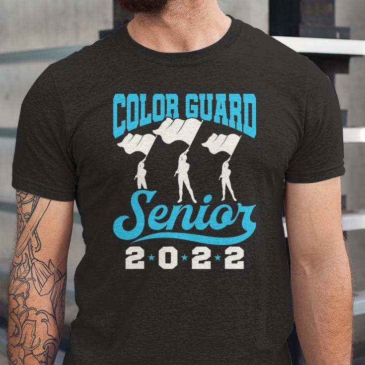 Color Guard Senior 2022 Flags Graduation Jersey T-Shirt